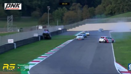 RS Cup Italia 2024 Mugello Race 1 Tartabani Casciandrini Gavazza Big Crash