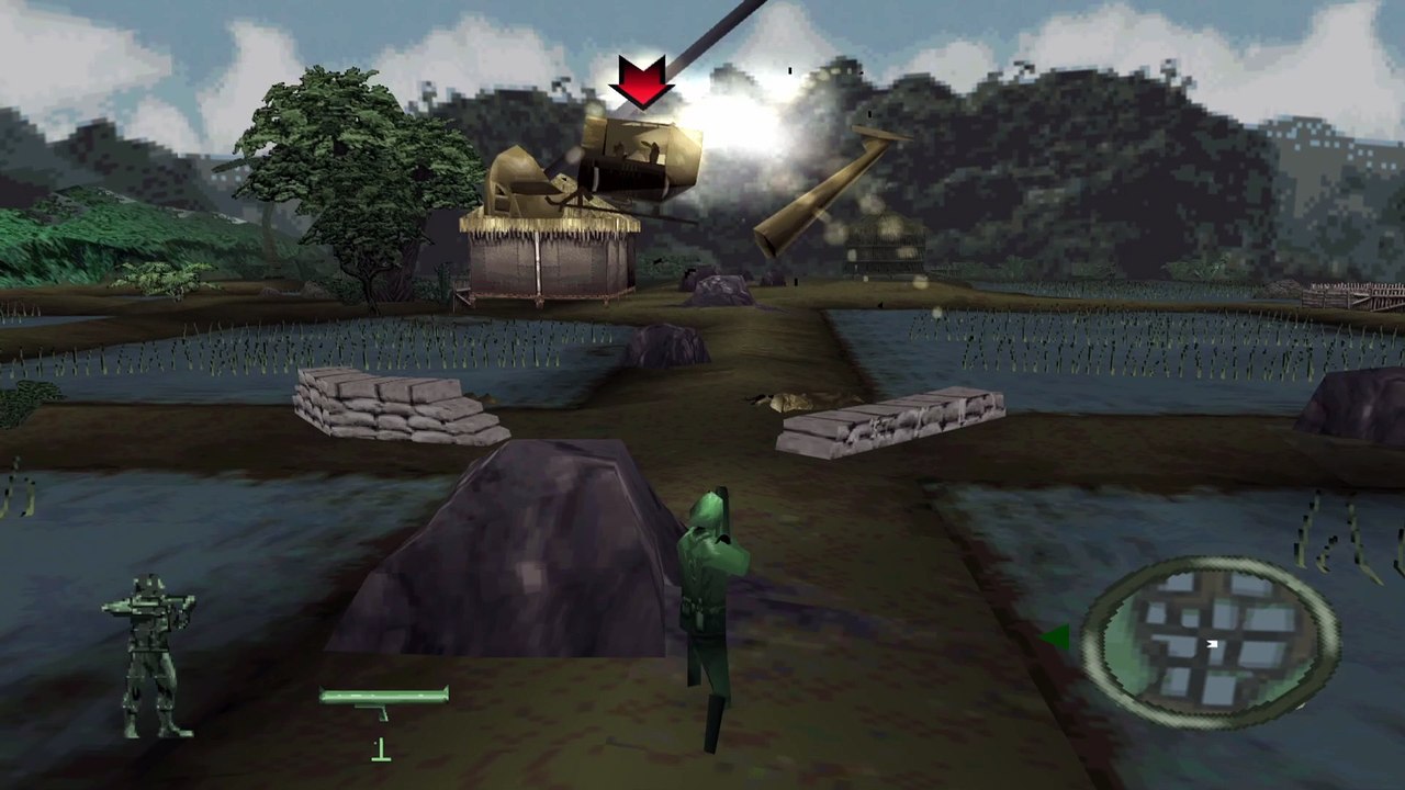 Army Men: World War: Land Sea Air - 10 - Borrow a Copter. Operation: Dragonfly