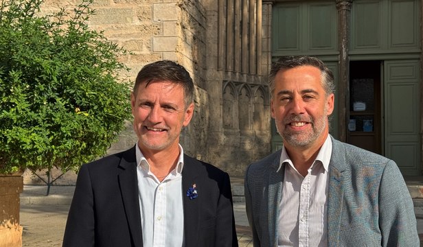 Interviews de Yann Llopis, maire de Montagnac et Sébastien Frey, président de l’Agglomération Hérault Méditerranée