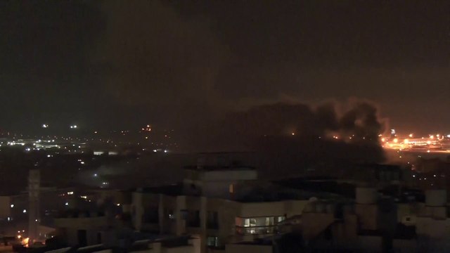 غارة إسرائيلية على الضاحية الجنوبية لبيروت #إسرائيل #لبنان #قناة_العربية