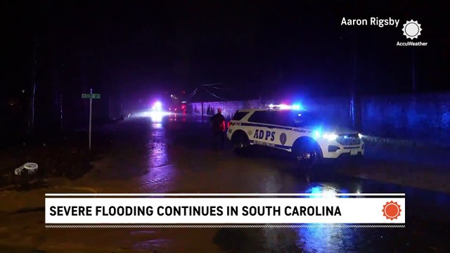 Severe flooding continues in South Carolina