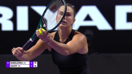 Masters - Gauff surprend Sabalenka
