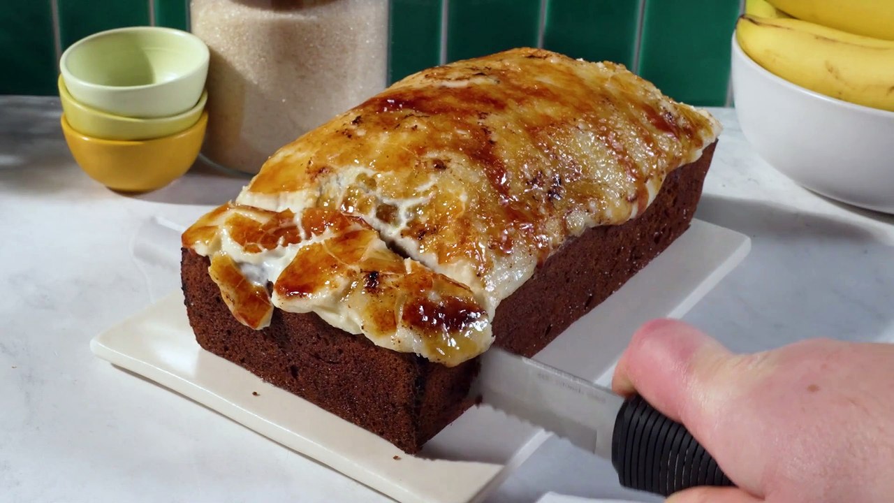 Try Peeling Yourself Away From Our Crème Brûlée Banana Bread