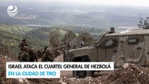 Israel ataca el cuartel general de Hezbolá en la ciudad de Tiro