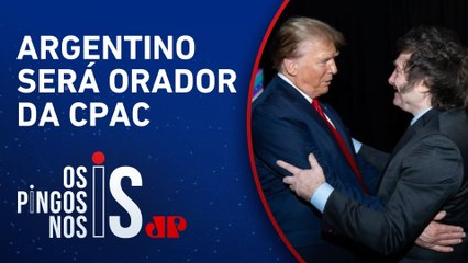 Milei será o primeiro presidente a ser recebido por Donald Trump