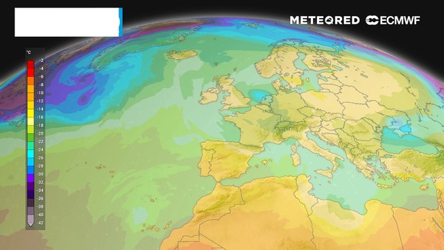 En unos días podría llegar un embolsamiento de aire muy frío a España
