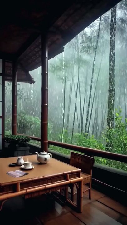 Resort lounge, where breathtaking views of lush greenery