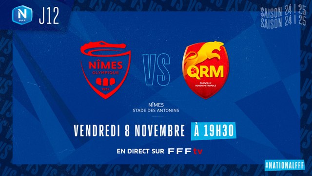 J12 I Nîmes Olympique – Quevilly Rouen Métropole (0-2)