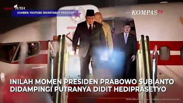 Momen Presiden Prabowo Didampingi Didit Tiba di Beijing, China dalam Lawatan ke Luar Negeri