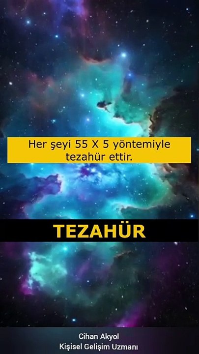 5 ADIMDA TEZAHÜR