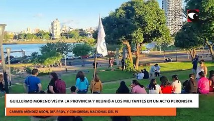Guillermo Moreno visita la provincia y reunió a los militantes en un acto peronista