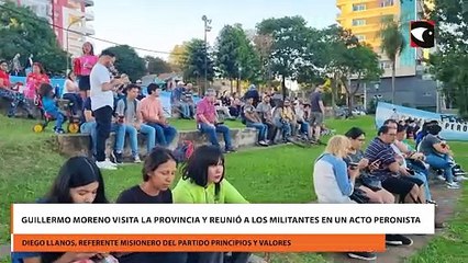 Guillermo moreno visita la provincia y reunió a los militantes en un acto peronista
