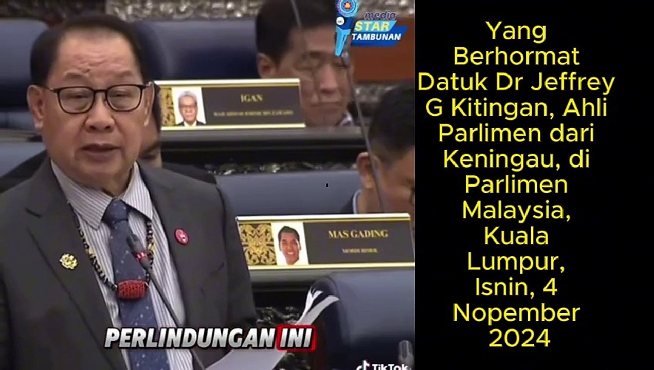 Sabah dan Sarawak di Borneo dijajah Kuala Lumpur, Malaysia, karena   kucuran anggaran pembangunan masih jauh dari harapan, kata Yang Berhormat Dr Jeffrey G Kitingan, Ahli Parlimen Malaysia dari Keningau di Parlimen Malaysia, Isnin, 4 Nopember 2024