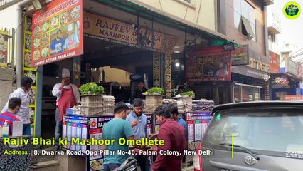 India s Biggest 30 Egg Omelet _ Most Loaded Buttery Omelette _ Indian Street Food
