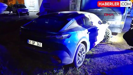 Alkollü Sürücü Park Halindeki Karavana Çarptı