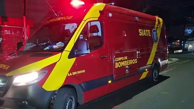 Colisão entre carro e moto mobiliza Siate no Centro de Cascavel