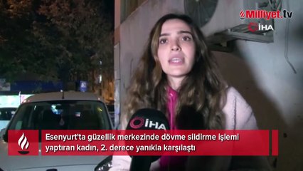 Güzellik merkezinde dövme sildirme işlemi yaptır, kolunda yanık oluştu
