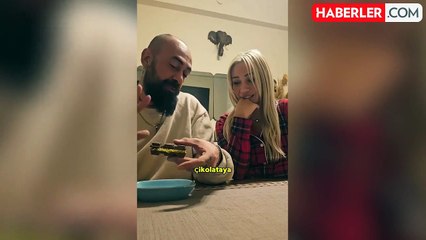 Eşine sarımsaklı Dubai çikolatası şakası yaptı