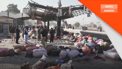 Letupan di stesen kereta api Pakistan ragut 20 nyawa, lebih 30 cedera