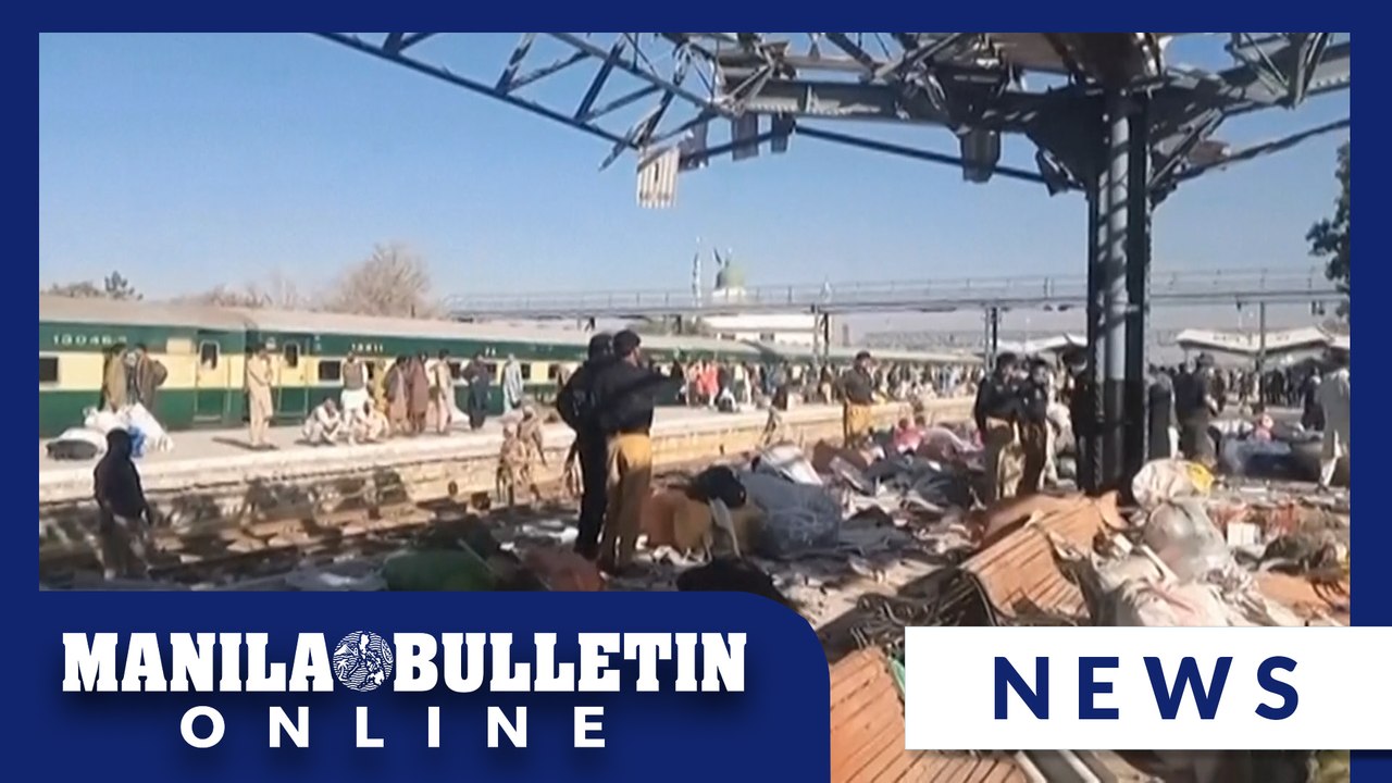 Death toll rises to 24 in a powerful suicide bombing at a rail station in southwestern Pakistan