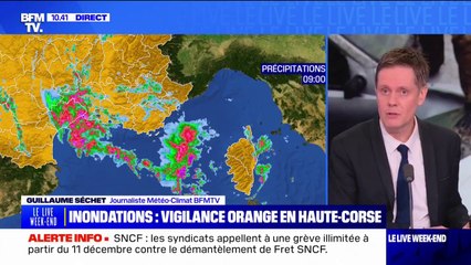 La Haute-Corse a été placée en vigilance orange pour risque de pluie-inondation