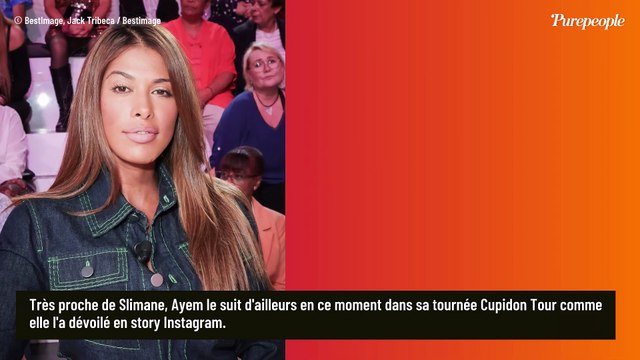 En pleine période compliquée, Slimane peut compter sur le soutien d'une amie, star du petit écran : Le grand, l'unique