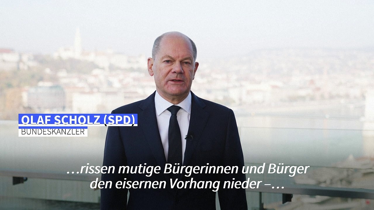 Scholz würdigt Mauerfall vor 35 Jahren als 'Sieg der Freiheit'