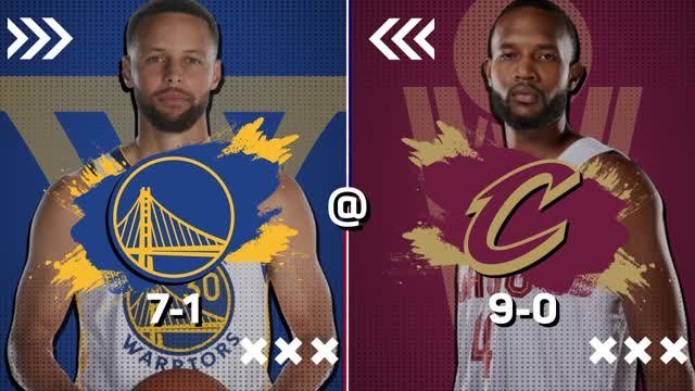 Cavaliers dominate Warriors to improve to 10-0