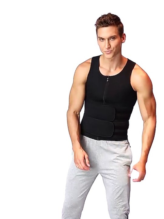 Men Body Shaper Waist Trainer Vest Slimming Shirt Sauna Sweat Vest Compression Undershirt Shapewear Fat Burner Workout Tank Tops - AliExpress 200574005