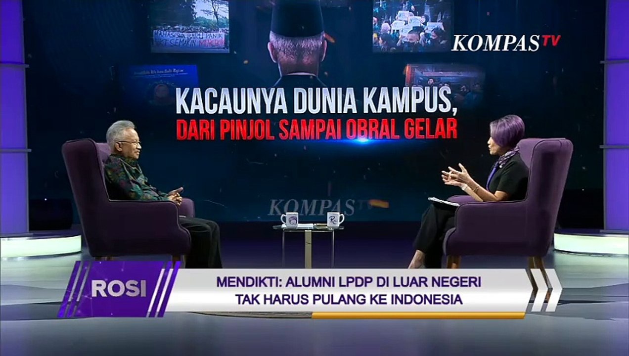 Klarifikasi Mendikti Saintek soal Penerima Beasiswa LPDP Tak Harus Pulang ke Indonesia | ROSI