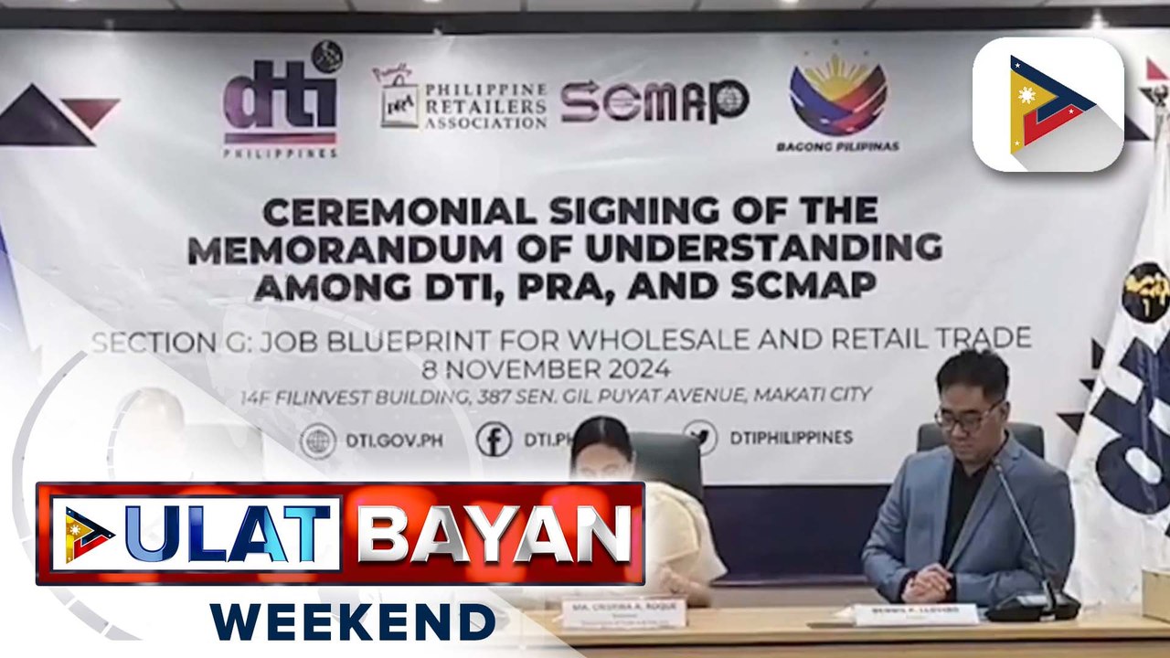DTI, nakipagkasundo sa pribadong sektor para palakasin ang wholesale-retail industry
