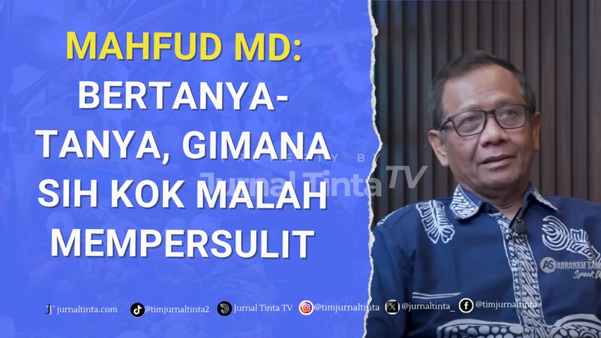 Jadi Kepala Badan Penyelenggara Jaminan Produk Halal, Haikal Hasan Ditertawakan Mahfud MD