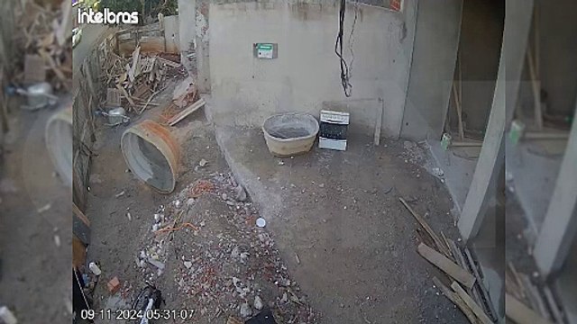 Indivíduo invade obra na Avenida Tito Muffato, mas foge sem levar nada após disparo de alarme