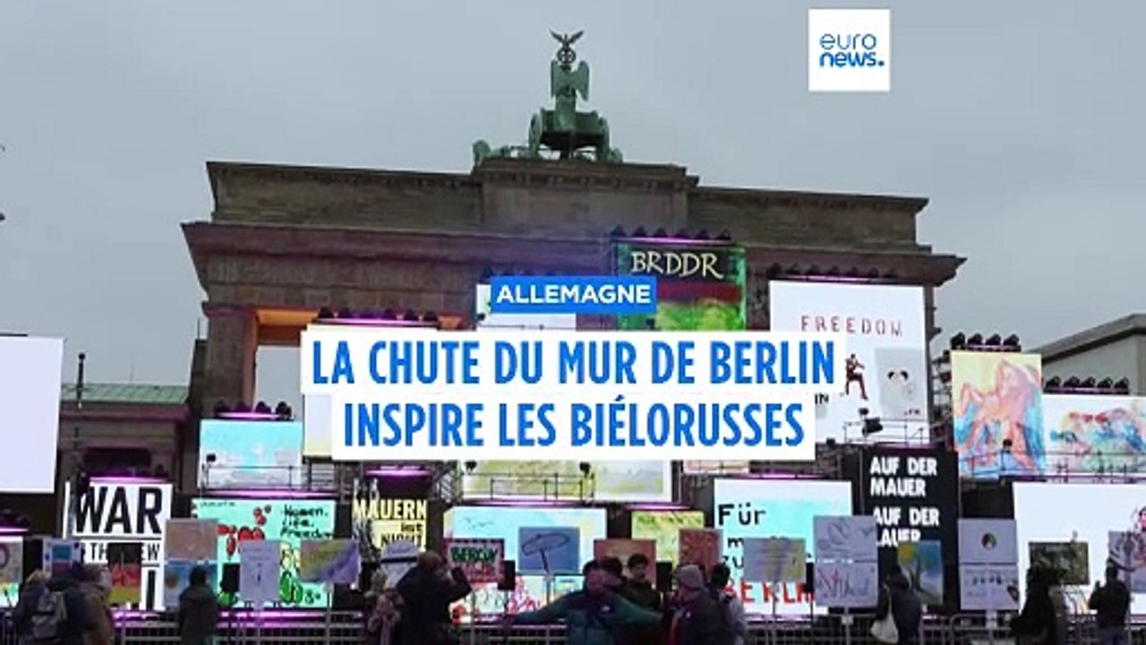 Le "mur politique" au Bélarus va s'effondrer comme celui de Berlin, assure la cheffe de l'opposition