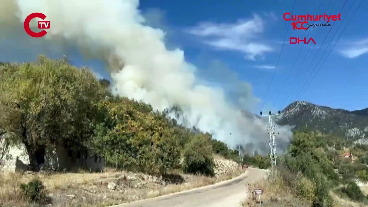 Antalya'da orman yangını: Ekipler müdahale ediyor!