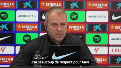 Barça - Flick : "Comparer mon travail avec celui de Xavi n'est pas juste"