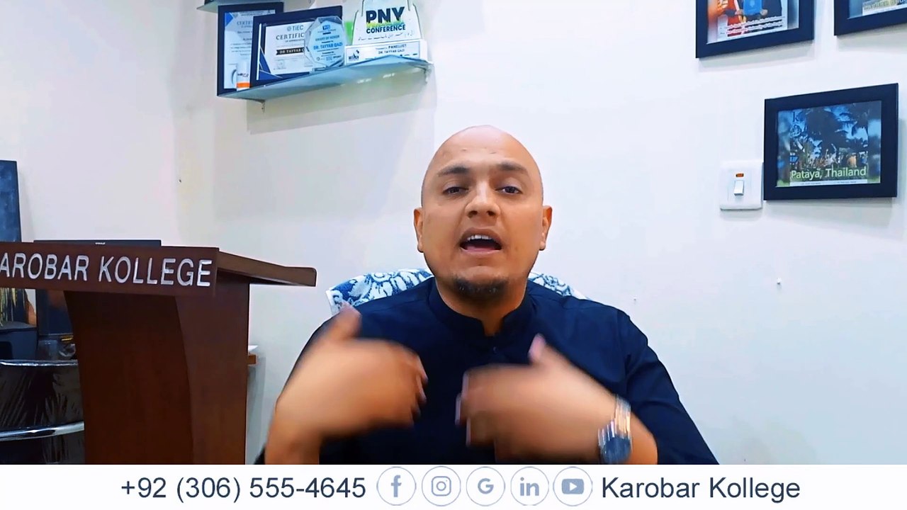 Afzal Raza Attari Visits Karobar Kollege for an Evening with Dr. Tayyab Qazi! | Karobar Kollege |