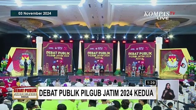 Luluk Tanya Risma soal Bansos: Ibu Ini kan Punya Pengalaman Sebagai Mensos | Debat Pilgub Jatim