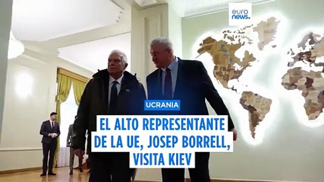 Josep Borrell asegura a Ucrania el apoyo del bloque de la Unión Europea