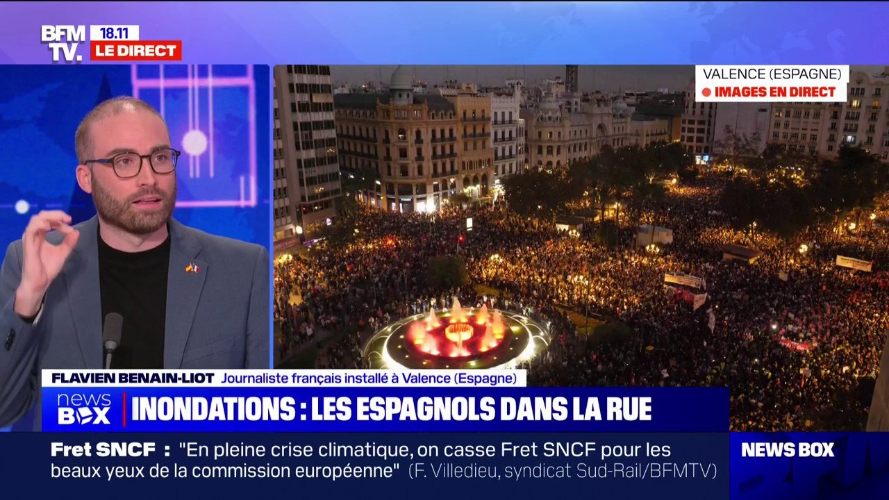 "Il était en train de magouiller": les sinistrés de la région de Valence demandent la démission de Carlos Mazon