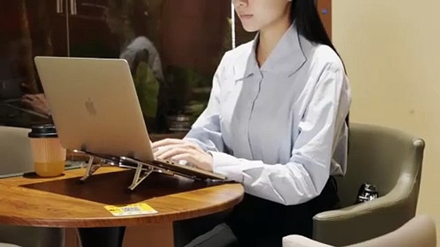 Laptop Stand for Desk, Laptop Stand with Wrist Support, Ergonomic Detachable Laptop Riser,