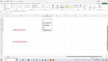 ⬜✍ Como PONER VARIAS LÍNEAS en una CELDA de EXCEL FÁCIL y RÁPIDO