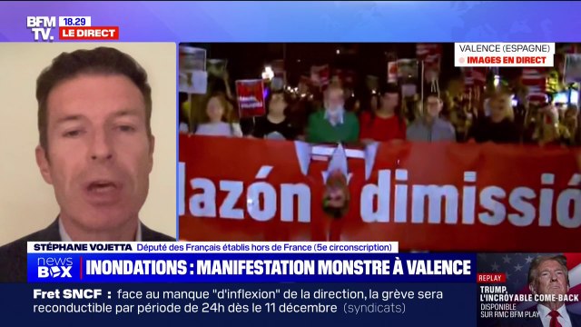 Crues meurtrières: l'Espagne ne nous a toujours pas demandé notre aide officiellement , affirme Stéphane Vojetta, député des Français établis à l'étranger