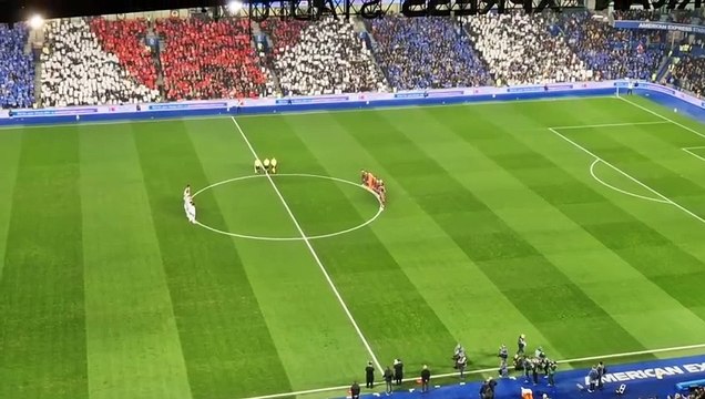 Brighton & Hove Albion and Manchester City observe one minute's silence for Remembrance weekend