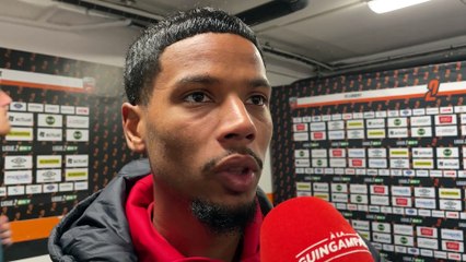 FC Lorient - EAG (3-1) : Dylan Louiserre après la défaite au Moustoir