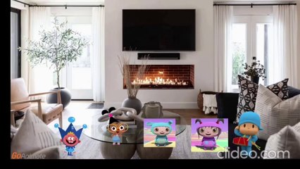 Blue woolly jumper for doing nothing