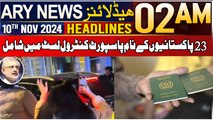 ARY News  AM Headlines | 10th Nov 2024 | 23 overseas Pakistanis names put on PCL