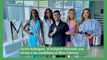 Carlos Rodríguez, el fotógrafo del Miss Universo