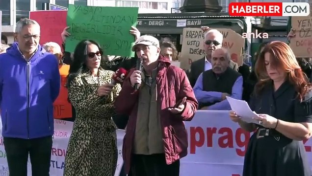 Kaz Dağları'ndaki Altın Madeni Projesine Karşı Eylem