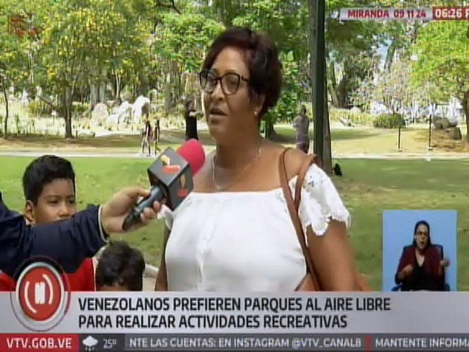 Caraqueños prefieren parques al aire libre para desarrollar actividades recreativas